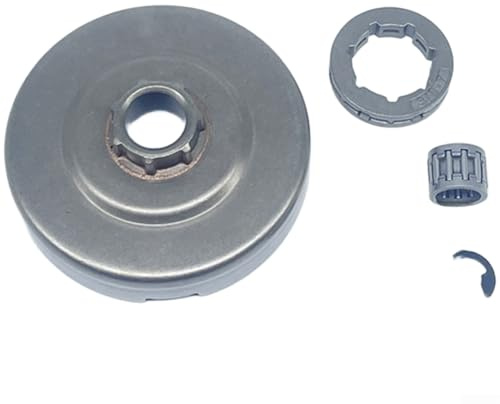 Kit de embrague de motosierra compatible con 365 y 372, montaje de disco impulsado para mantenimiento de equipos forestales, construcción robusta para una suavidad