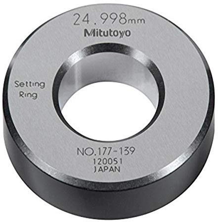 Mitutoyo 177 – 139 – Anillo de Ajuste para interior micrometre, Holtest y Dial Calibre Gage, métricas, 25 mm tamaño