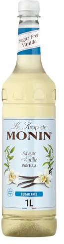 Monin Premium Vanilla Sugar Free Syrup 1 L
