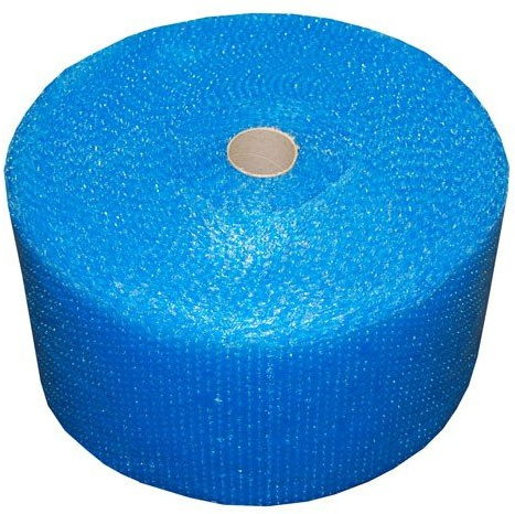 REALPACK® 1 rouleau de papier bulle bleu solide taille : large 750 mm x 50 m.
