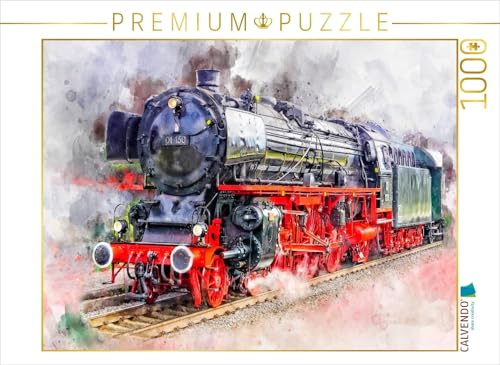 CALVENDO Puzzle Dampflokomotive | 1000 Teile Lege-Größe 64 x 48 cm Foto-Puzzle für glückliche Stunden