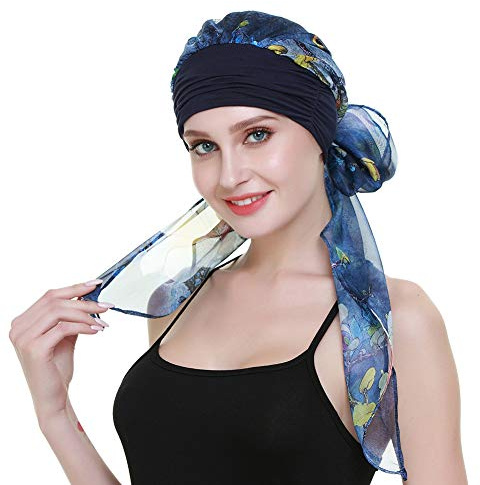 Cancer Headcovers för Chemo Patients Hat Scarf Cap för kvinnor