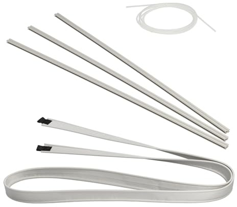 wamovo Adaptateur de passepoil 7 mm vers 7 mm - Double passepoil - 270 cm - Pour auvent de camping et de bus
