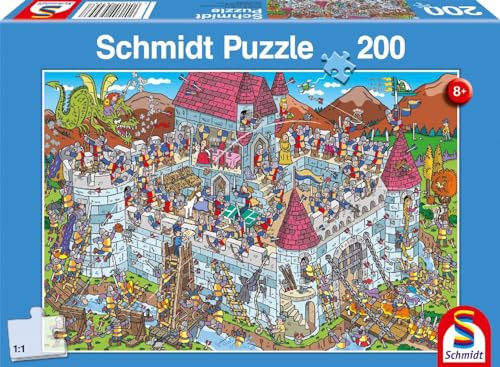 Blick in die Ritterburg: Kinderpuzzle Standard 200 Teile