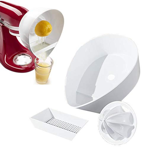 Accessoires De Presse Agrumes Remplacent Ensemble D'accessoires Pour Extracteur De Jus Kitchenaid Je, Y Compris L'alésoir Presse-agrumes, Filtre, Base