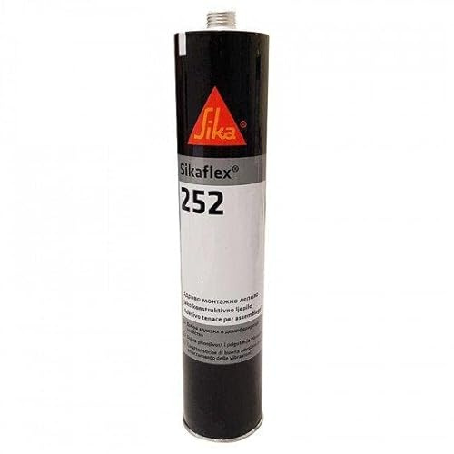 Sika Sikaflex 252 1-Komponenten-Polyurethan-Klebstoff, 300ml, schwarz