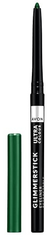 AVON Glimmerstick Eyeliner Emerald | Wasserfester Kajalstift mit Soft-Glide-Textur und bis zu 16 Stunden Halt, Smaragdgrün