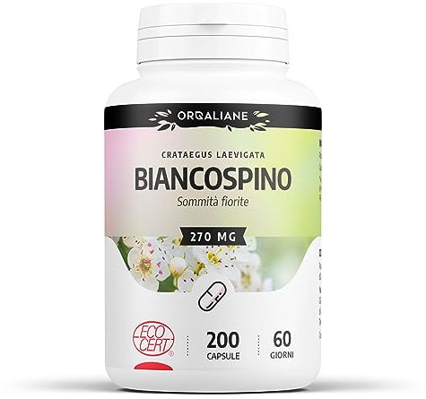 Biancospino Biologico - 270mg - 200 capsule