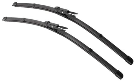 NEGRO Auto-Frontwischerblätter, passend for BMW 3er-Serie F30 2012–2017, Windschutzscheibe, Windschutzscheibe, Fensterblätter, 24 Zoll + 19 Zoll, Autozubehör Scheibenwischer(Right Steering)