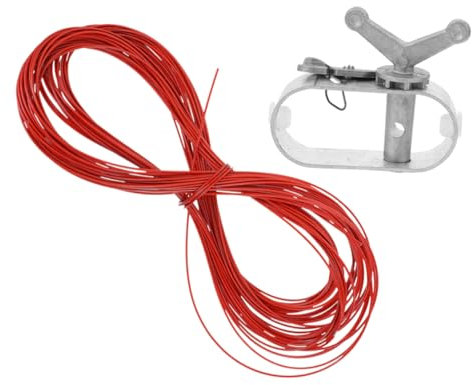 BESPORTBLE Swimming Pool Winch Kit Aluminum Constructed Winch Pool Cover Cable and Heavy Duty Ratchet Tightener