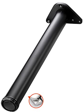 Générique Pied de Table de Support de Plan de Travail de Barre de Petit-Déjeuner Réglable Pieds Réglables Hauteur de 300 Mm Pieds de Table Armoire Pieds de Meuble Diamètre de 60 Mm (Hauteur 90 cm)