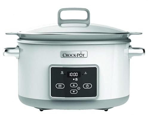 Crockpot CR026 Cuisson lente Duraceramic Slow – Convient pour l'induction – 4/5 personnes – 5 l