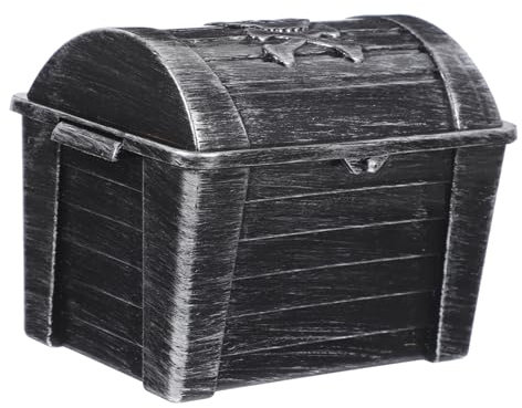 ibasenice Piraten Schatztruhe Vintage Deko Box Für Antike Simulations Spielzeug Aufbewahrung Für Piratenpartys Und Halloween-dekoration Geschenkidee Für Altersgruppen