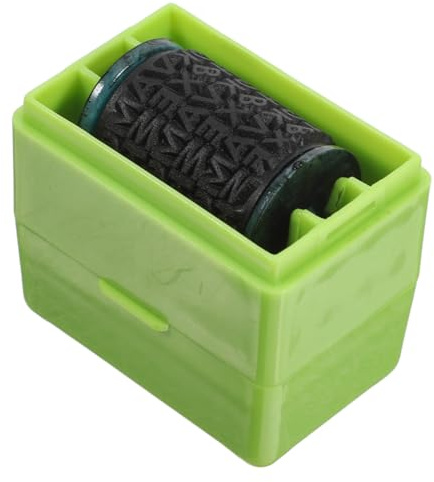 HYTROVE Confidential Roller Stamp Green Ink Privacy Blackout Security Stamp Roller for Identity Theft Protection and Mail Address Concealment Office Document Privacy