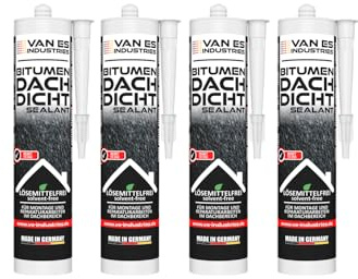 VE-INDUSTRIES Bitumen Dacht-Dicht Kleber | 300ml Kartusche | lösemittelfrei | geruchsarm | gebrauchsfertig | für Montage- und Reparaturarbeiten im Dachbereich | Made in Germany (4)