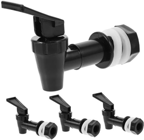 Abaodam 4stücke Professioneller Wasserhahn Für Getränkespender Mehrzweck Ersatzwasserhahn Aus Robustem Pp Und Silikon Wiederverwendbarer Zapfhahn Für Haushalt Kompatibel Mit Glas Bierfässe
