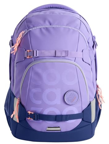 coocazoo Schulrucksack Mate „Tarp Frosty Lilac”, lila, ergonomischer & anpassbarer Tornister, höhen- & größenverstellbar, mit Brustgurt & Hüftgurt, ab der 3. Klasse