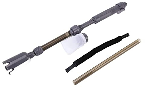 Yosoo Health Gear Aquarium Kiesreiniger, Fischtank Staubsauger, Teleskop Mehrzweck Elektro Staubsauger, Aquarium Siphon, Fischtank Wasserwechsler Set Zum Wasserwechsel, Sandwaschen,
