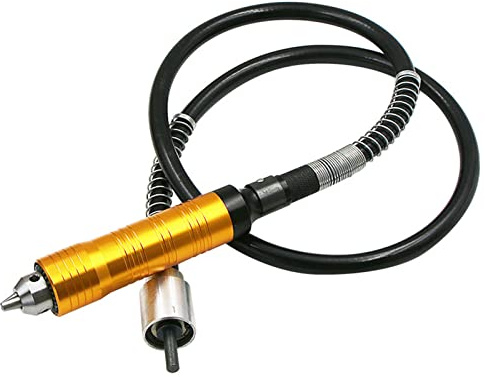 Accesorio de amoladora rotativa con eje flexible con portabrocas de 0,3 a 6,5 mm, pieza de mano para taladro eléctrico eléctrico, tubo de eje flexible