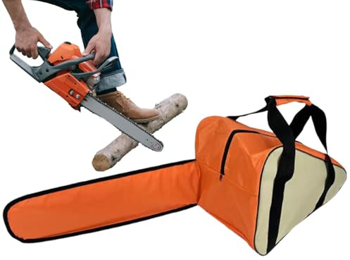 Chainsaw Case,Portable Chainsaw Accessories Carrying Case - Spacious Multi-Functional Easy Transport Holder for Home Repairs Gardening Construction