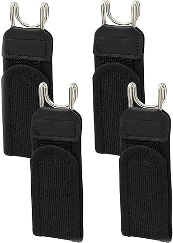 LgCiXli Lot de 4 ceintures invisibles sans boucle | Ceinture élastique élastique pour homme et femme | Ceinture de travail réglable avec fermeture | Siège confortable sans pression