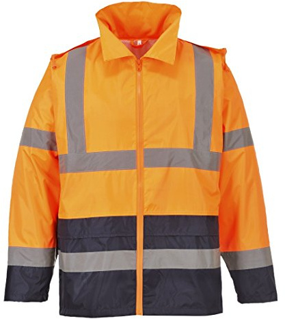 Portwest H443 hi-vis jacka klassisk kontrast, large, vit – se bild