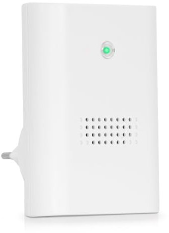 Récepteur radio HX Plug-in , système HX, récepteur avec prise de courant intégrée, blanc