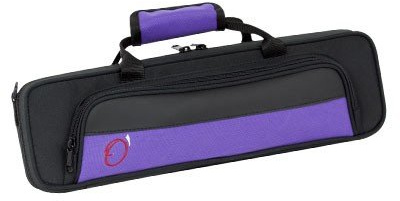 Ortola 6464 Etui für Querflöte Querflötenkoffer Flötenkoffer Schwarz/Violett