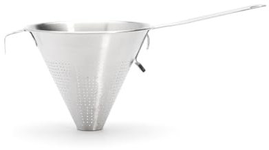 De Buyer - Passe-sauce Chinois en inox perforé - Diamètre 18 cm -, Argent