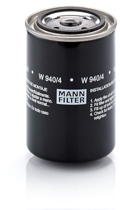 MANN-FILTER W 940/4 Ölfilter - für Off-Highway Anwendungen | Für Off-Highway, Hohe Filtrationsleistung, Optimaler Motorschutz, Hochwertige Dichtung, Echte OE-Technologie