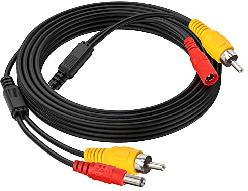 Auto Cinch Kabel/Kabelsatz Optional DC Netzanschluss 2 in 2 für Rückfahrkamera CCTV LED