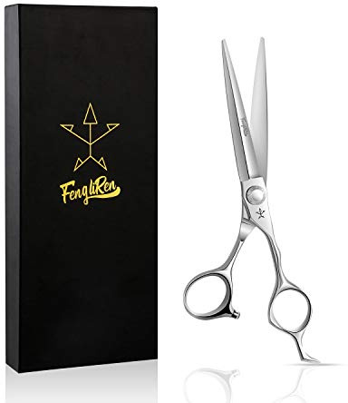 Premium professionell frisörsax, 15,2 cm, 16,5 cm, tillverkad av avancerad rostfri stållegering, för äldre barberare och familjebruk, 6,5 tum sax