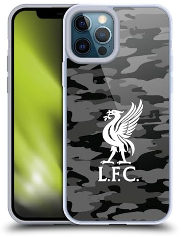 Head Case Designs Offizielle Liverpool Football Club Away Liver Bird Farben Camou Gelhülle [Militärischer Schutzgrad] Kompatibel Mit Apple iPhone 12 Pro Max Und Kompatibel Mit MagSafe
