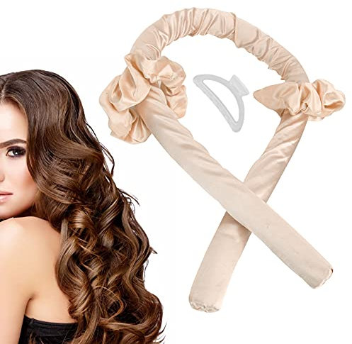 Lockenstab Stirnband Hair Curler DIY Schlafzahn, leichte weiche Haarrollenband für Langes und Mittellanges Haar
