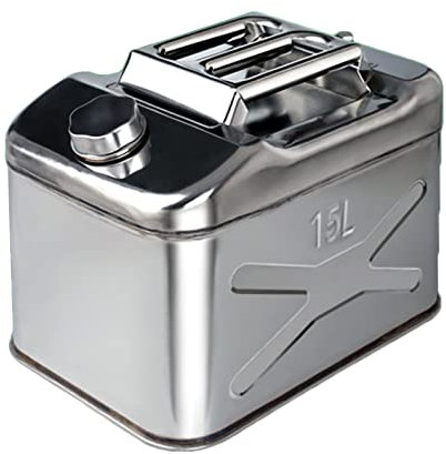 BHBXZZDB Lata de Gasolina Metal Gasolina Recipientes para Gasolina Lata de Metal para Gasolina Garrafa de Combustible Boquilla flexib 10L/15L/20L/25L/30L