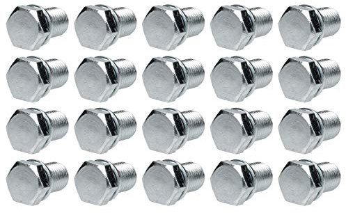 ECD Germany 20 x ÖAS-95954 10 Stück Ölablassschraube Ablassschraube Verschlussschraube Schraube M14x1,5 29,5 mm aus Stahl mit Dichtring für Ölwanne