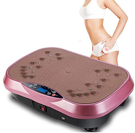 Samnuerly Macchina per Esercizi con Piastra Vibrante, Piastra Vibrante 4D brucia Grassi migliora la circolazione sanguigna