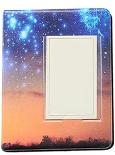Selbstklebendes Pu Fotoalbum Gelb mit 64 Taschen für Reiseaufnahmen | Handgemacht, Vintage und Schlicht Elegant, Kompakte Aufbewahrung für Erinnerungen, Passend für Familie