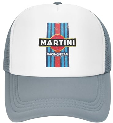 PWXNFASS Compatible with Martini Racing Baseballkappe, Papa-Mütze, Cowboy-Mütze, Trucker-Mütze für Männer und Frauen, Outdoor-Sport-Mütze