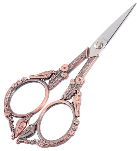 PLAFOPE Vintage Vogel-schneiderschere Retro Fadenschneider Für Handarbeit Präzise Stickschere Für Mehr Komfortabler Griff Langlebig Und Elegant Für Kreative Bastelprojekte