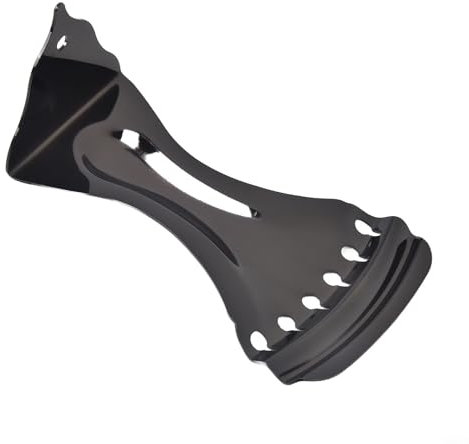 Sattelrückplatte Saitenhalter kompatibel mit Jazz-Gitarren und Resonatoren (schwarz)