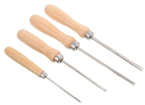 Herramienta de Relleno para Muñecas, Mango de Madera, 4 Piezas