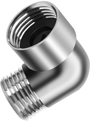 90 Degree Shower Head Elbow Adapter Shower Arm Connection Elbow Shower Head Extender Connector Coupler Easy to Use