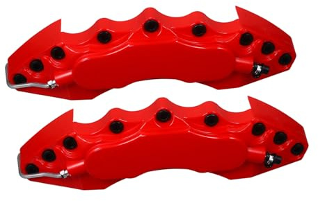 Hemobllo Copri Pinze Freno Auto Protezioni Decorative ABS per Pinze Freno Disco Copri Pinza Estetico per Ruota Veicolo