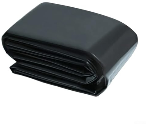 Filteilect Rivestimento nero per laghetto resistente da 0,2 mm per giochi d'acqua all'aperto, compatibile con laghetti per pesci e fontane da giardino, 3 x 4 m a 4 x 4 m, PE resistente agli strappi (3