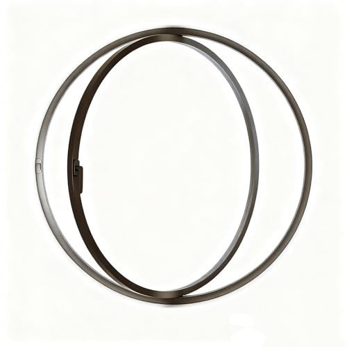 Finestra Rotonda A Giroletto,Finestra Seminterrato,oblò Rotondo,Finestre Di Ventilazione Girevoli A 360°,Per Bagno,Camera Da Letto,Soggiorno(Black1,80cm/31.5in)