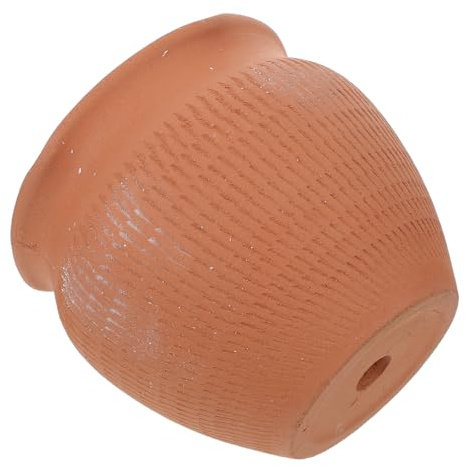 CONGARTENO Pot à Légumes en Terre Cuite Ventilé – Bac de Rangement pour Pommes de Terre Oignons et Ail – Grosse Capacité Multifonction Cuisine Conservation Naturelle des Légumes Racines