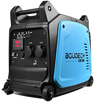 Generatore di Corrente ad Inverter Digitale Professionale con Motore OHV 4 Tempi Gruppo Elettrogeno Silenziato a Risparmio energetico (Zeus 3500w)