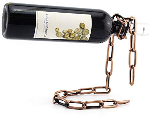 Weinregal Weinflaschenhalter Magie Hängen Suspension Kette Weinregale Europäischen Retro Kreative Restaurant Bar Ständer Display Ständer Flaschenregal (Color : A)