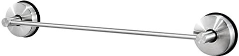 JOMOLA Toalleros de Baño con Ventosa Sin Taladro Toallero de Barra Acero Inoxidable Toallero de Pared para Cocina y Baño Barra De Toallero Acabado Cepillado, Plata, 42.8CM